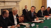 David Cameron Chairs The First Meeting Of The Business Advisory Group